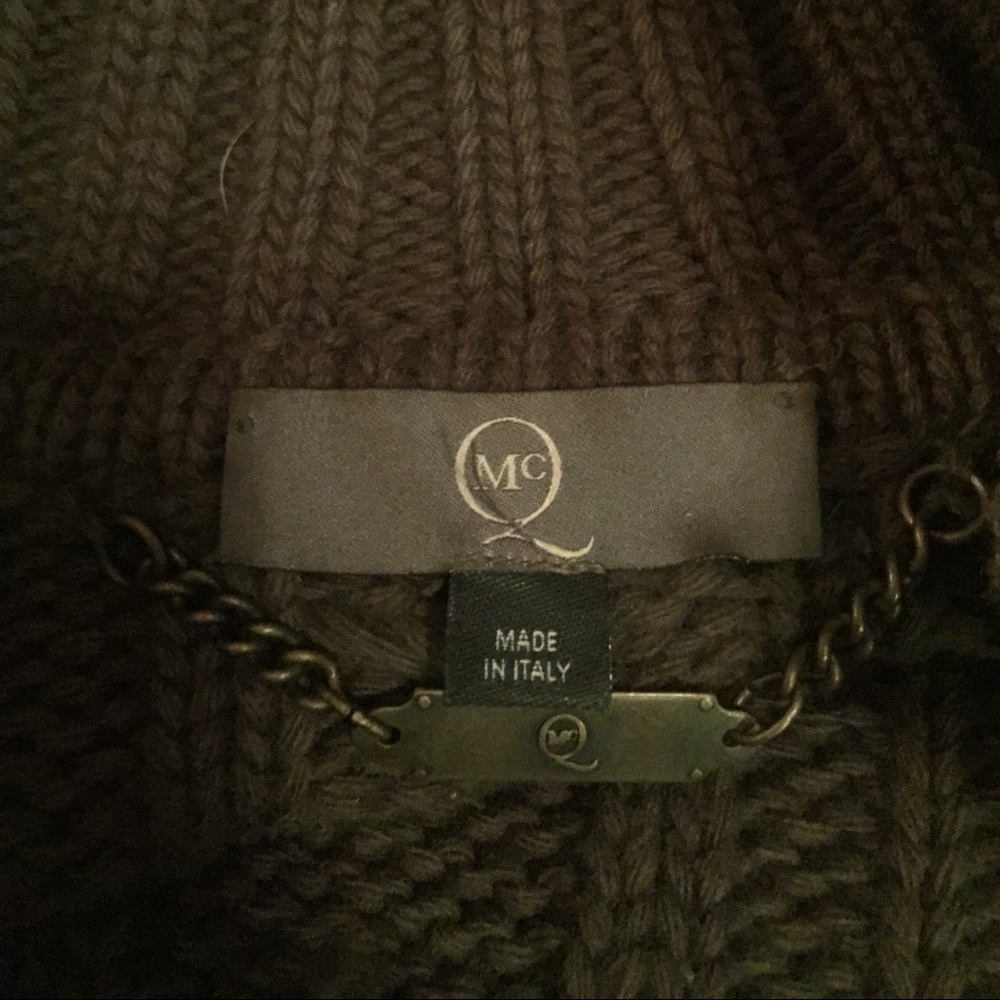 McQueen by Alexander McQueen sweater coat, size M - Picture 4 of 4